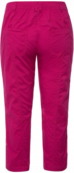 Ulla Popken Roll Tab Hem Stretch Cargo Pants Pink - Traperice & Hlače u Velikim Veličinama – Plus Size - 
