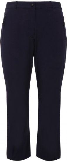 Ulla Popken Functional Sport Quick Dry Stretch Crop Pants Navy Blue - Traperice & Hlače u Velikim Veličinama – Plus Size - 