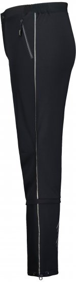 Ulla Popken Zip Off Reflective Detail Funtional Powerstretch Pants Black - Traperice & Hlače u Velikim Veličinama – Plus Size - 