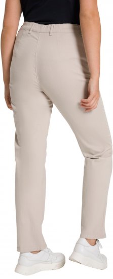 Ulla Popken Summer Pants Mony Beige - Traperice & Hlače u Velikim Veličinama – Plus Size - 