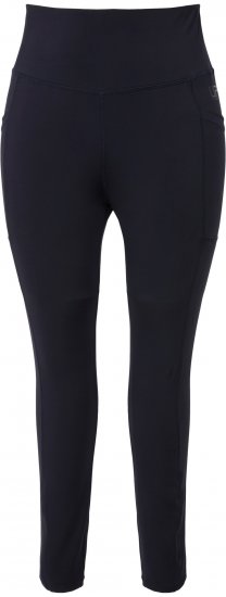 Ulla Popken High Waist Quick Dry Recycled Stretch Leggings Grey - Traperice & Hlače u Velikim Veličinama – Plus Size - 