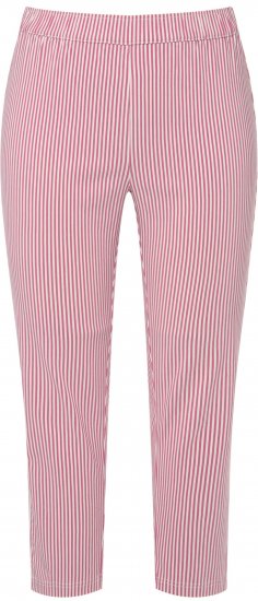 Ulla Popken Stretch Blend Bengaline Pants Pale Lilac - Traperice & Hlače u Velikim Veličinama – Plus Size - 