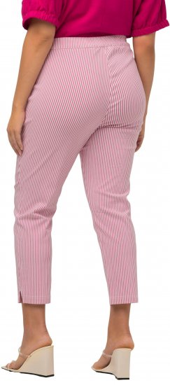 Ulla Popken Stretch Blend Bengaline Pants Pale Lilac - Traperice & Hlače u Velikim Veličinama – Plus Size - 
