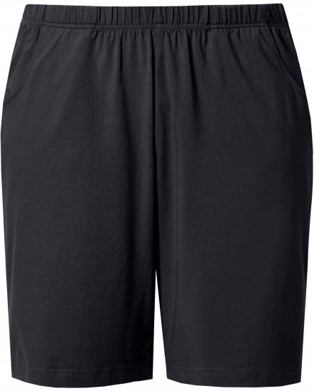 Ulla Popken Stretch Knit Bermuda Shorts Black - Traperice & Hlače u Velikim Veličinama – Plus Size - 