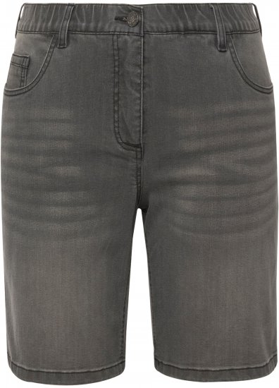Ulla Popken Basic Denim Mandy Bermuda Shorts Denim Blue - Traperice & Hlače u Velikim Veličinama – Plus Size - 