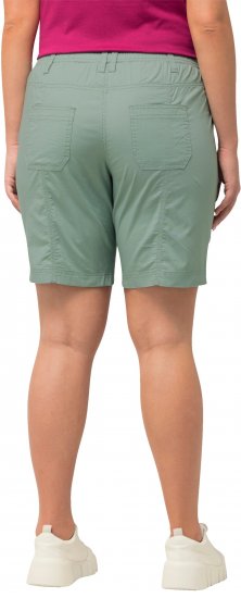 Ulla Popken Cargo Bermuda Shorts Light Moss Green - Traperice & Hlače u Velikim Veličinama – Plus Size - 