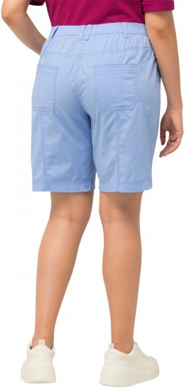 Ulla Popken Cargo Bermuda Shorts Cloud Blue - Traperice & Hlače u Velikim Veličinama – Plus Size - 