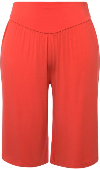 Ulla Popken Wide Leg Flared Bermuda Shorts - Traperice & Hlače u Velikim Veličinama – Plus Size - 
