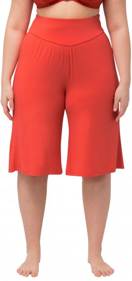 Ulla Popken Wide Leg Flared Bermuda Shorts - Traperice & Hlače u Velikim Veličinama – Plus Size - 