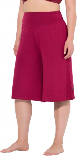 Ulla Popken Wide Leg Flared Bermuda Shorts - Traperice & Hlače u Velikim Veličinama – Plus Size - 
