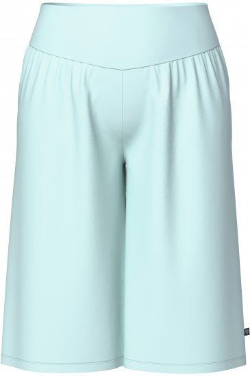 Ulla Popken Wide Leg Flared Bermuda Shorts Blue - Traperice & Hlače u Velikim Veličinama – Plus Size - 