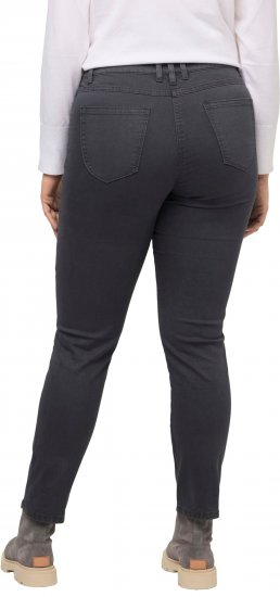 Ulla Popken Stretch Fit 6 Pocket Cargo Pants Black - Traperice & Hlače u Velikim Veličinama – Plus Size - 