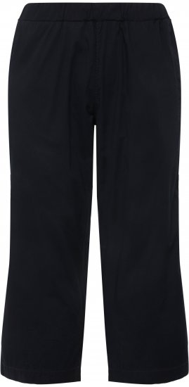 Ulla Popken Cropped Ruby Fit Pants Navy - Traperice & Hlače u Velikim Veličinama – Plus Size - 