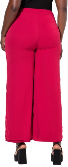 Ulla Popken Layered Chiffon Wide Leg Pants - Traperice & Hlače u Velikim Veličinama – Plus Size - 