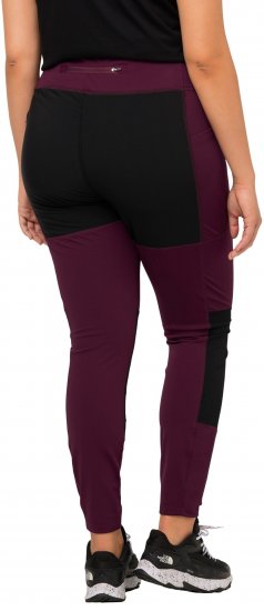 Ulla Popken High Waisted Hiking Leggings Purple - Traperice & Hlače u Velikim Veličinama – Plus Size - 