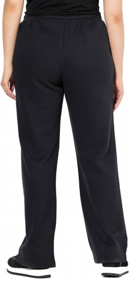 Ulla Popken Track Pants Black - Traperice & Hlače u Velikim Veličinama – Plus Size - 