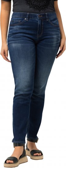Ulla Popken Stretch Fit Sarah Jeans Blue - Traperice & Hlače u Velikim Veličinama – Plus Size - 