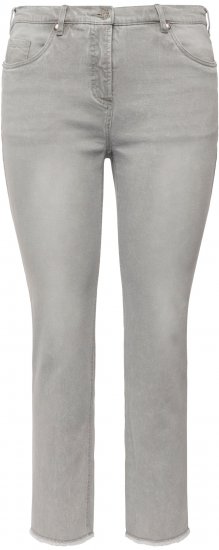 Ulla Popken Stretch Fit Sarah Jeans Denim Blue - Traperice & Hlače u Velikim Veličinama – Plus Size - 