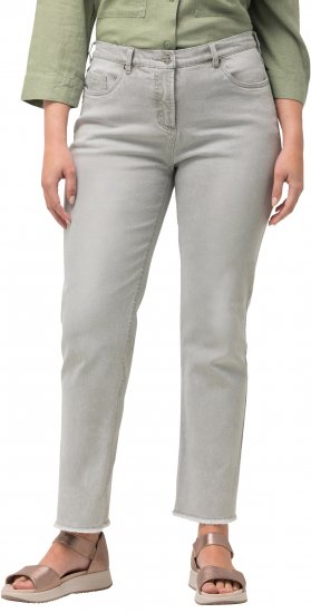 Ulla Popken Stretch Fit Sarah Jeans Denim Blue - Traperice & Hlače u Velikim Veličinama – Plus Size - 