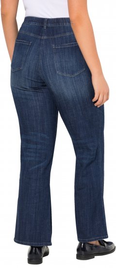 Ulla Popken Bootcut Stretch Fit Jeans Blue - Traperice & Hlače u Velikim Veličinama – Plus Size - 