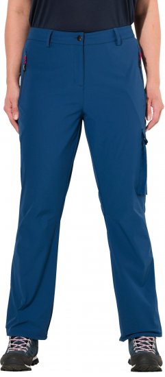 Ulla Popken Anti Mosquito Quick Dry Pants Deep Aqua - Traperice & Hlače u Velikim Veličinama – Plus Size - 