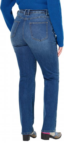 Ulla Popken Wide Leg Mandy Jeans Blue - Traperice & Hlače u Velikim Veličinama – Plus Size - 