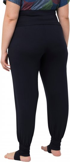 Ulla Popken Stirrup Yoga Pants Navy - Traperice & Hlače u Velikim Veličinama – Plus Size - 