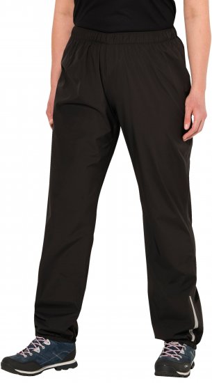 Ulla Popken Rain Pants Black - Traperice & Hlače u Velikim Veličinama – Plus Size - 