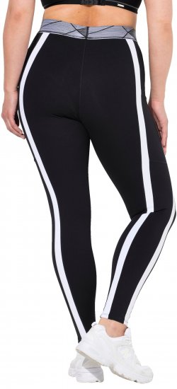 Ulla Popken High Waisted Leggings Black - Traperice & Hlače u Velikim Veličinama – Plus Size - 