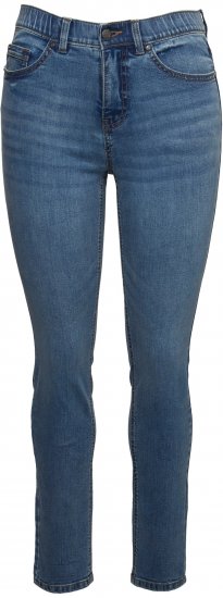 Ulla Popken Stretch Fit Slim Leg Jeans Blue - Traperice & Hlače u Velikim Veličinama – Plus Size - 