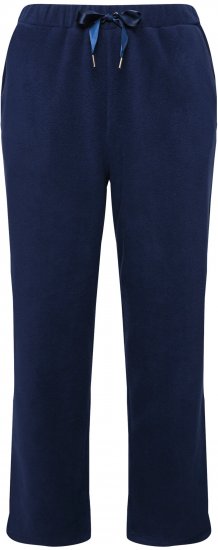 Ulla Popken Fleece Loungewear Pants Night Blue - Traperice & Hlače u Velikim Veličinama – Plus Size - 