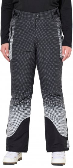 Ulla Popken Performance Ski Pants Black - Traperice & Hlače u Velikim Veličinama – Plus Size - 