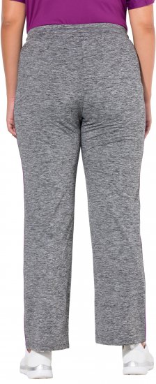Ulla Popken Quick Drying Jogging Pants Grey - Traperice & Hlače u Velikim Veličinama – Plus Size - 