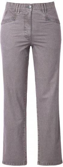 Ulla Popken Tapered Leg Mony Pants Black - Traperice & Hlače u Velikim Veličinama – Plus Size - 