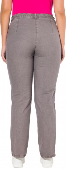Ulla Popken Tapered Leg Mony Pants Black - Traperice & Hlače u Velikim Veličinama – Plus Size - 