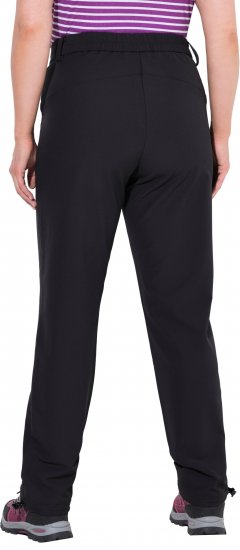 Ulla Popken Triple Function Comfort Waist Softshell Pants Black - Traperice & Hlače u Velikim Veličinama – Plus Size - 