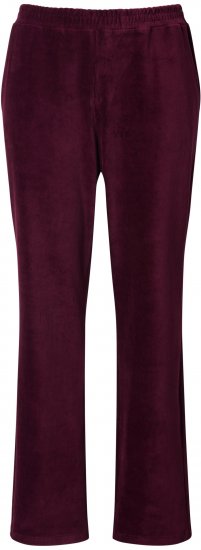 Ulla Popken Corduroy Elastic Waist Pants Brown - Traperice & Hlače u Velikim Veličinama – Plus Size - 