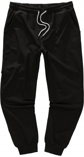 JP1880 Sweatpants Modern Fit Lightweight Black - MUŠKA ODJEĆA MT-6XLT - Odjeća za Visoke Muškarce
