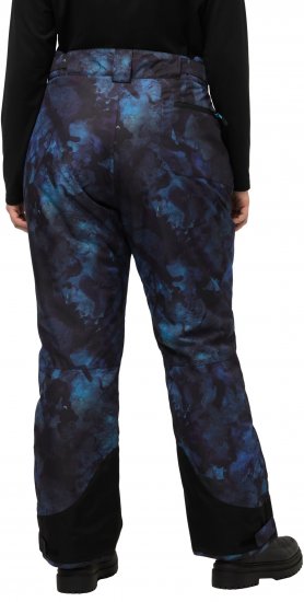 Ulla Popken Functional Ski Trousers Waterproof Velcro Closure Navy - Traperice & Hlače u Velikim Veličinama – Plus Size - 