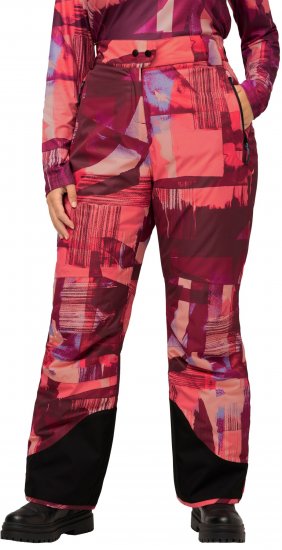 Ulla Popken Ski Pants Waterproof Velcro Closure Snow Gaiter Red - Traperice & Hlače u Velikim Veličinama – Plus Size - 