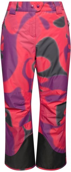Ulla Popken Hyprar Ski Pants Waterproof Velcro Closure Shaped Knees Berry Pink - Traperice & Hlače u Velikim Veličinama – Plus Size - 