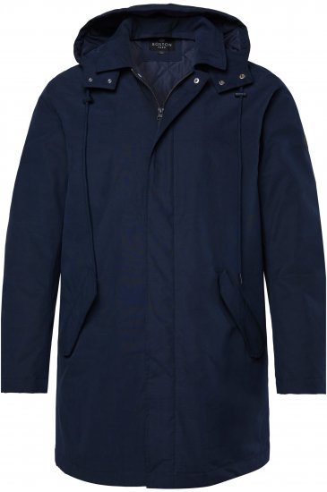 Boston Park 844403 Parka with Hood Navy - Jakne - Muške Jakne Veliki Brojevi