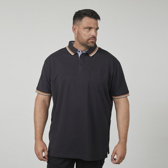 North Latitude 61128 Superflex Piké Polo Majica Crna - Polo majice - Muške Polo Majice Veliki Brojevi