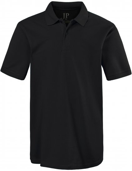 JP1880 Basic Sporty Classic Polo Shirt Short Sleeve Black TALL - TALL polo majice - 