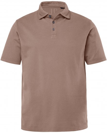 JP1880 Polo Shirt Short Sleeve Pique Vintage Brown - Polo majice - Muške Polo Majice Veliki Brojevi