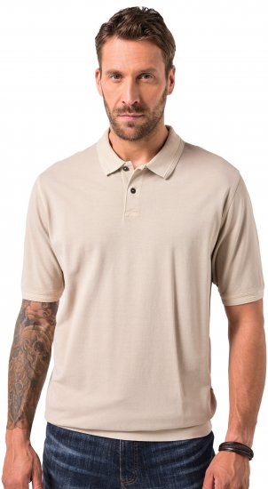 JP1880 Polo Shirt Short Sleeve Pique Dark Dusty Pink - Polo majice - Muške Polo Majice Veliki Brojevi