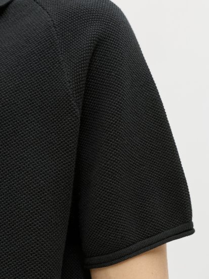 Jack & Jones Hill Polo Majica Kratkih Rukava Crna - Polo majice - Muške Polo Majice Veliki Brojevi