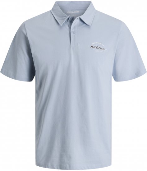 Jack & Jones Brandon Short Sleeve Polo Blue - Polo majice - Muške Polo Majice Veliki Brojevi