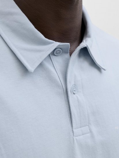 Jack & Jones Brandon Short Sleeve Polo Blue - Polo majice - Muške Polo Majice Veliki Brojevi