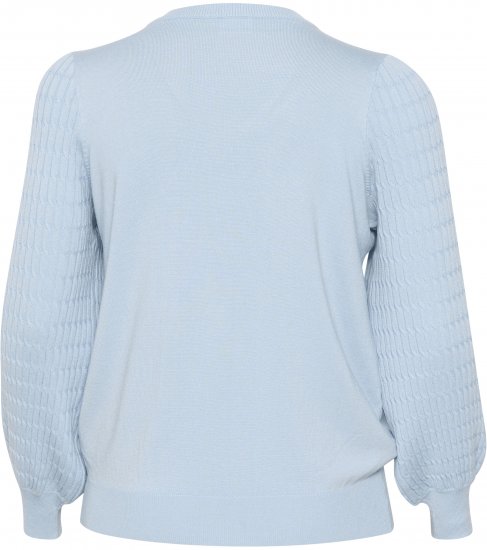 Kaffe Curve Lini Knit Džemper Celestial Blue - Puloveri & dukserice - 
